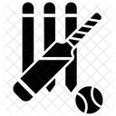 Bat Ball Cricket Equipment Cricket Tool Icon