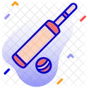 Cricket Game Bat Icon