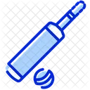 Cricket Game Bat Icon