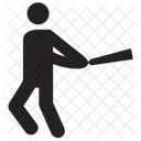 Cricket Sportsman Cricket Player Icon