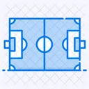 Cricket Pitch Playground Play Area Icon