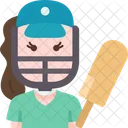Cricket Player  Icon