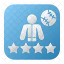 Cricket player rating  Icon