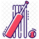 Cricket-Spielausrüstung  Symbol