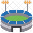 Cricket Stadium Stadium Cricket Playground Icon