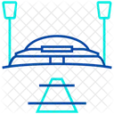 Cricket Stadium Pitch Icon
