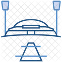 Cricket Stadium Pitch Icon