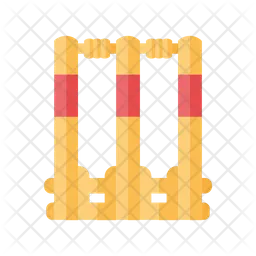 Cricket stumps  Icon