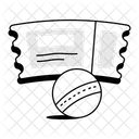 Game Ticket Match Pass Stadium Ticket Icon