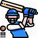 Cricketspieler  Symbol