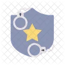 Crime Security Star Icon