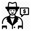 Crime Boss Gambler Bettor Icon