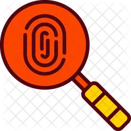 Crime Fingerprint  Icon