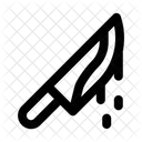 Crime Investigation Knife Icon