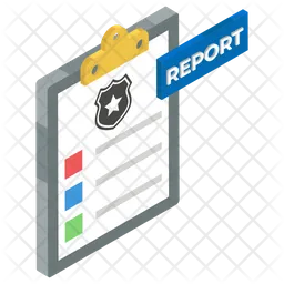 Crime Report  Icon