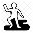 Crime Scene Chalk Outline Icon
