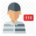 Prisoner Law Inmate Icon