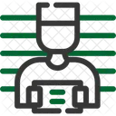 Criminal Offender Lawbreaker Icon