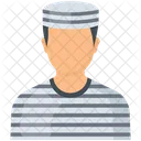 Criminal Man Prisoner Icon