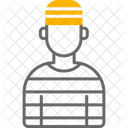 Criminal Prisoner Jail Icon