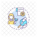 Criminal case processing  Icon