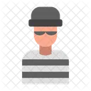 Criminoso Crime Homem Ícone