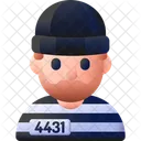 Criminoso Crime Homem Ícone