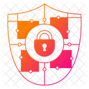 Sicurezza Criptovalute Cyber Icon