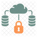 Criptografado Nuvem Criptografia Ícone
