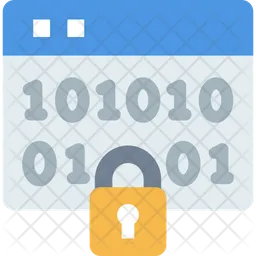 Criptografia binária  Ícone