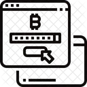 Criptografia bitcoin  Ícone