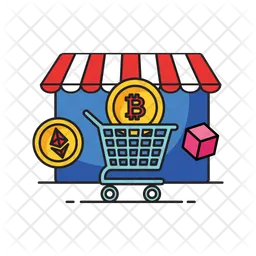 Mercado criptográfico  Icono