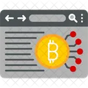 Criptomoeda bitcoin  Ícone