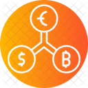 Blockchain de criptomoeda  Ícone