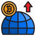 Bitcoin Criptomoeda Moeda Ícone