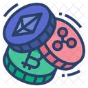 Criptomoeda Token Digital Criptografia Icon