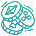 Criptomoeda Token Digital Criptografia Icon