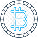 Criptomoneda Bitcoin Cadena De Bloques Icono