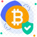 Criptomoneda Proteccion Seguridad Icono