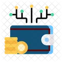 Criptobilletera Criptomoneda Tokenomics Icono