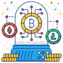 Monedas Criptomonedas Cripto Icono