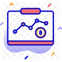 Estadisticas De Criptomonedas Grafico De Valor De Criptomonedas Grafico De Valor De Criptomonedas Icono