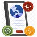 Monedas Moviles Criptomonedas Moviles Cripto Icono