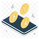 Criptomonedas Moviles Criptomonedas Monedas Digitales Icono