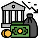 Crise Bancaria Crise Financeira Crise Economica Risco Ícone