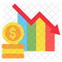 Crise Finance Economie Icône
