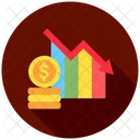Crise Finance Economie Icône