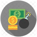 Crise Finance Economie Icône
