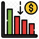 Crise Economica Seta Falencia Ícone