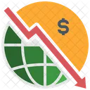 Crise financeira  Ícone